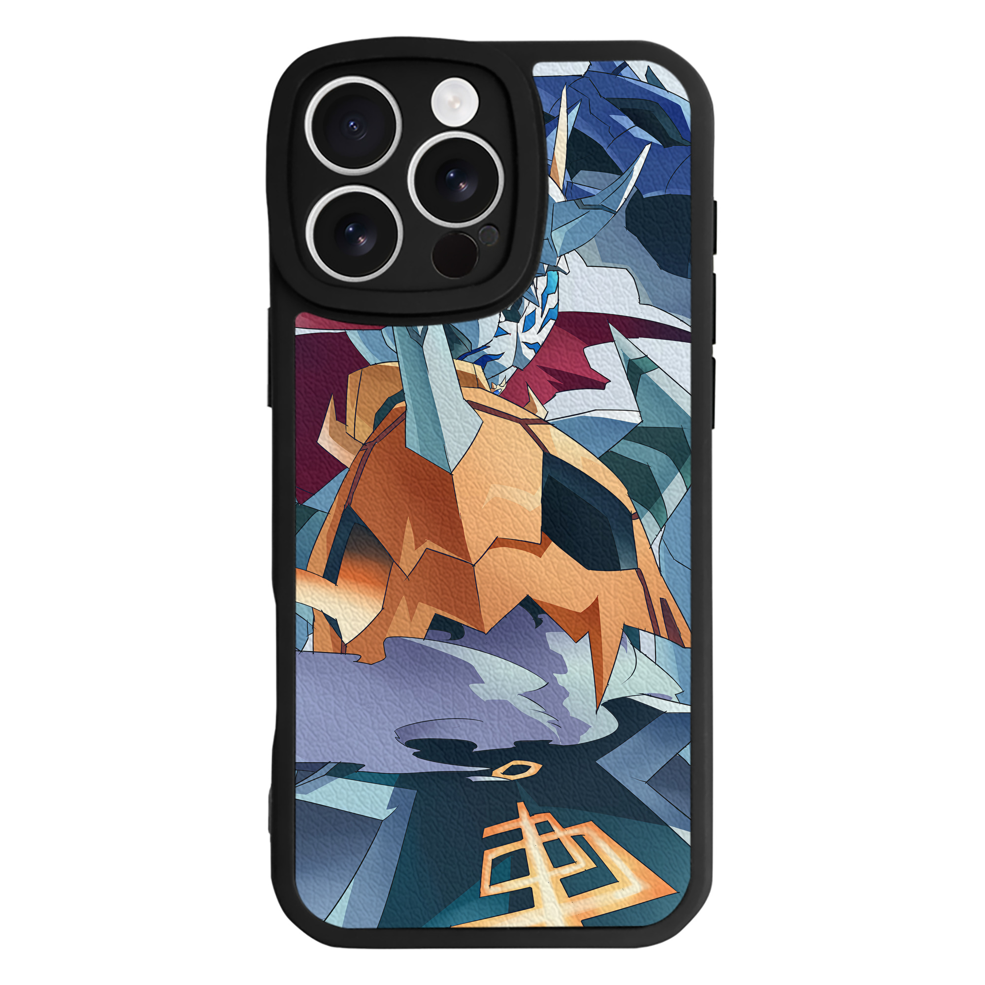 （画像用） Digimon デジタルモンスター/デジモン 【iPhone 16シリーズ対応】シリコンスマホケース（レザー調） 材質：シリコン